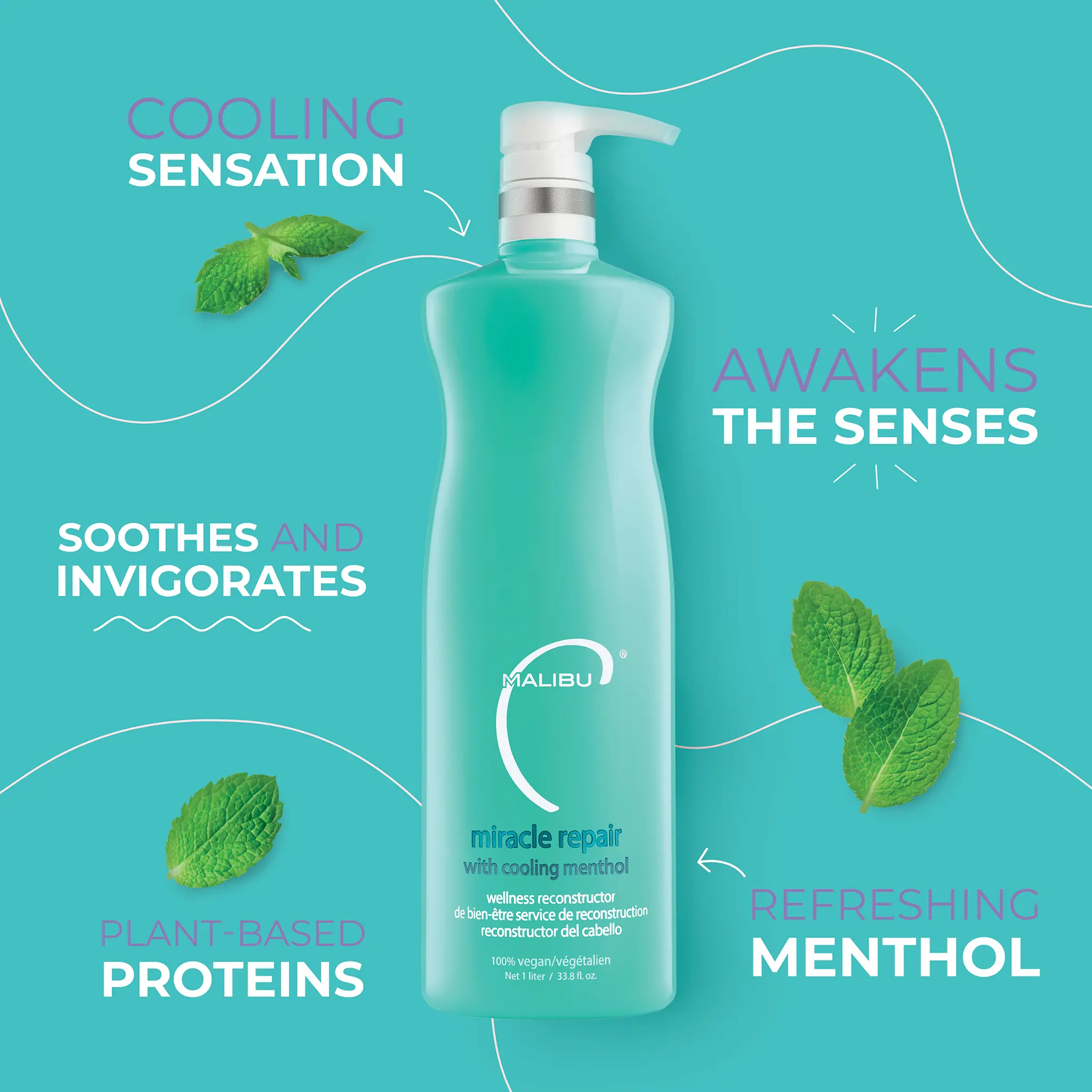 Miracle Repair with Cooling Menthol Wellness Hair Reconstructor - Image 4